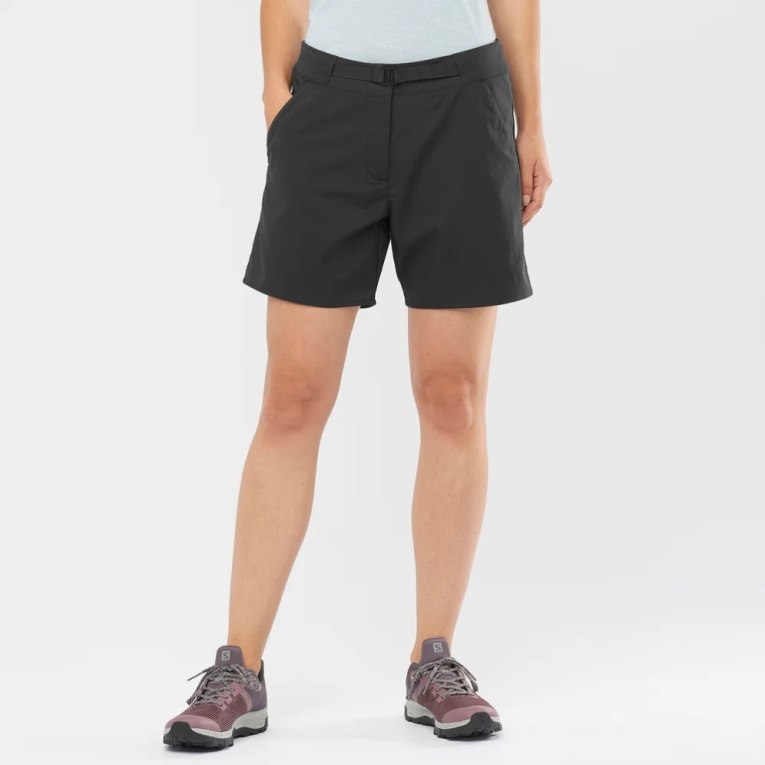 Pantalones Cortos Para Correr Salomon Outrack Mujer Negros | MX EBOG324